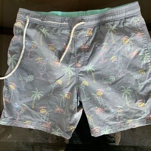 Goodfellow SwimTrunks. Draw string is slightly ripped. Cool design.